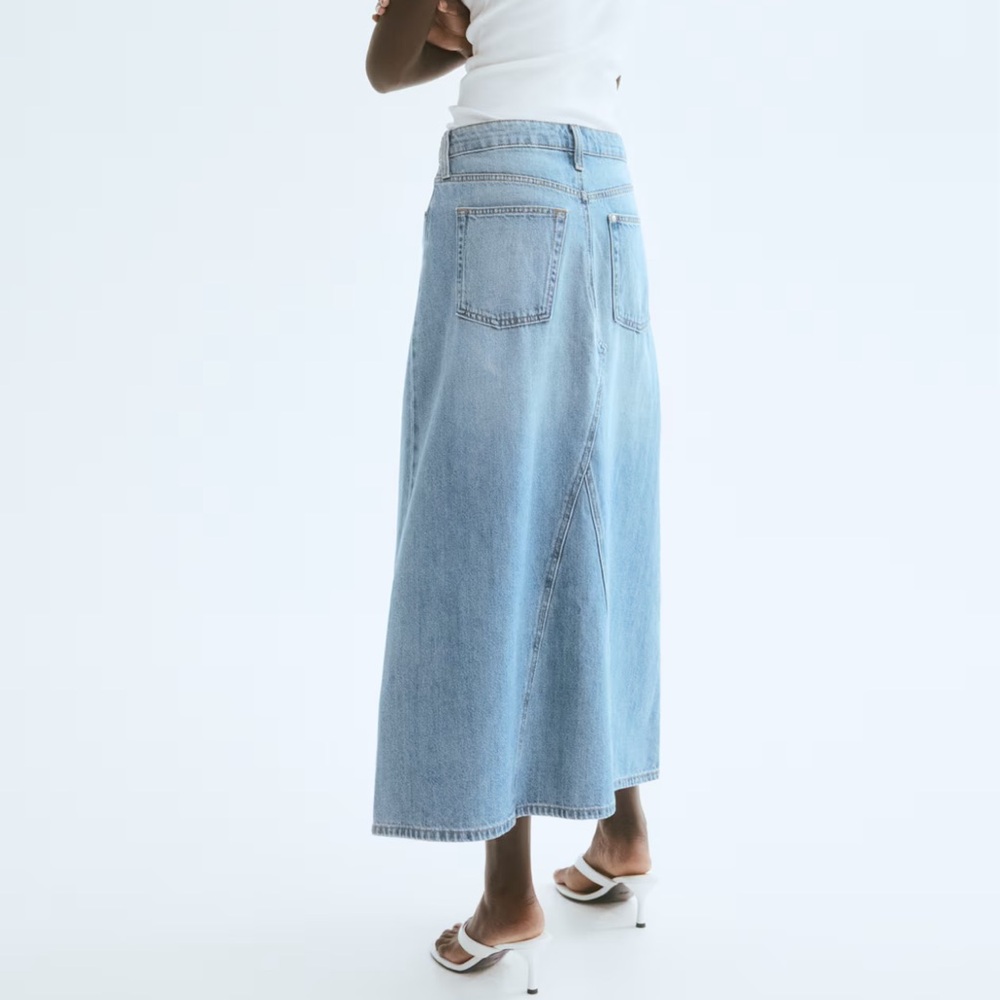 H&M Light Blue Denim Skirt - Picture 5 of 8